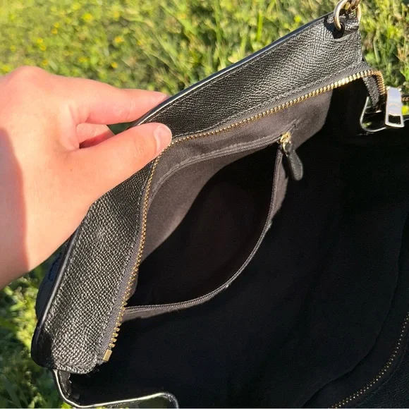 Coach Black Kailey Carryall Satchel Crossbody Bag - Picture 12 of 16